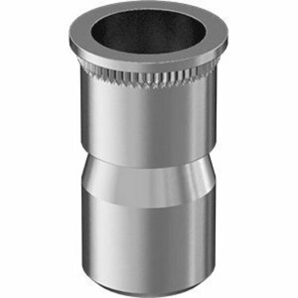 Bsc Preferred Tin-Plated 18-8 Stainless Steel Low-Profile Rivet Nut M3 x .5 Internal Thread 9mm Length 98005A410